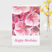 Mooie in Roze - de Gelukkige Kaart van de (Gele Bloem)