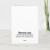 Mooie in Roze Kaart (Achterkant)