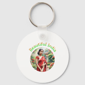 Mooie India Key Ring Sleutelhanger