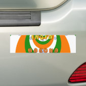 Mooie India Nationale Vlag Kleuren Hakuna Matata Bumpersticker (Op auto)