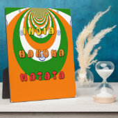 Mooie India Nationale Vlag Kleuren Hakuna Matata Fotoplaat (Zijkant)