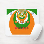 Mooie India Nationale Vlag Kleuren Hakuna Matata Muismat (Met muis)