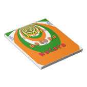 Mooie India Nationale Vlag Kleuren Hakuna Matata Notitieblok (Schuin)