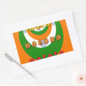 Mooie India Nationale Vlag Kleuren Hakuna Matata Rechthoekige Sticker (Envelop)