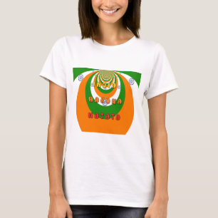 Mooie India Nationale Vlag Kleuren Hakuna Matata T-shirt