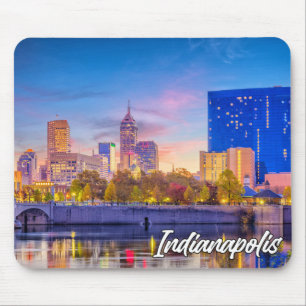Mooie Indianapolis, Indiana, Verenigde Staten Muismat