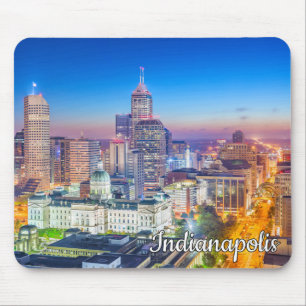 Mooie Indianapolis, Indiana, Verenigde Staten Muismat