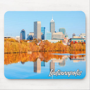 Mooie Indianapolis, Indiana, Verenigde Staten Muismat