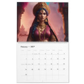 Mooie Indiase Godinnen 2024 Kalender (Feb 2027)