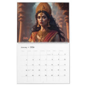 Mooie Indiase Godinnen 2024 Kalender (Jan 2026)