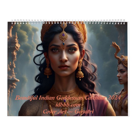 Mooie Indiase Godinnen 2024 Kalender (Hoes)