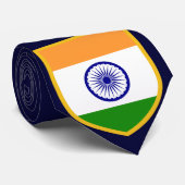 Mooie Indiase vlag Stropdas (Opgerold)