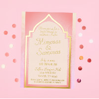 Mooie Indische Mimosas en Samosas Bridal Brunch