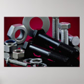 Mooie industriële bevestigingsmiddelen poster (Voorkant)