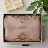 Mooie ingelijste bloemenvogel & kooi Decoupage Tissuepapier (Geschenk)