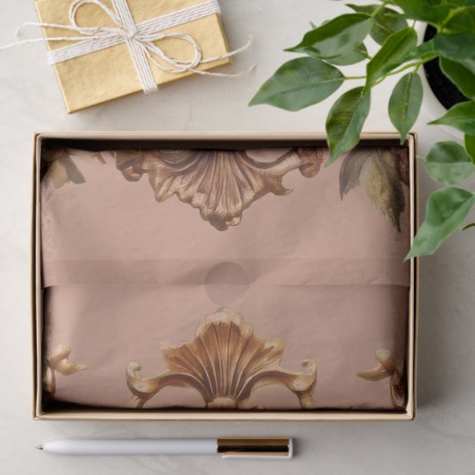 Mooie ingelijste bloemenvogel & kooi Decoupage Tissuepapier (Geschenk)