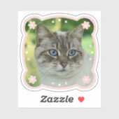 Mooie ingelijste gepersonaliseerde afbeelding sticker (Vel)