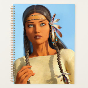 Mooie Inheemse Amerikaanse Vrouw Inheemse Outfit Planner