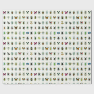Mooie insectencollectie waterverf stijl beestjes cadeaupapier