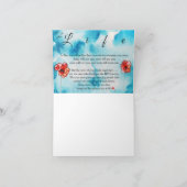 Mooie Inspirerend leven woorden Wenskaart Feestdagen Kaart (Binnen)