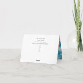 Mooie Inspirerend leven woorden Wenskaart Feestdagen Kaart (Achterkant)