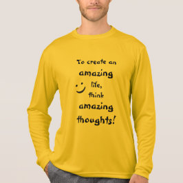 Mooie Inspirerend Quote met lange mouwen Mannen T-shirt