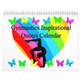 MOOIE INSPIREREND QUOTES GYMNAST KALENDER
