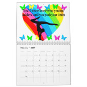 MOOIE INSPIREREND QUOTES GYMNAST KALENDER (Feb 2027)