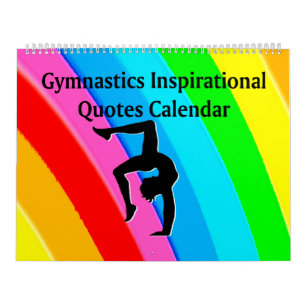 MOOIE INSPIREREND QUOTES GYMNASTIEK KALENDER