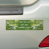Mooie Inspirerende Bloem Cornus Spreuk  Bumpersticker (Op auto)
