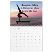 MOOIE INSPIRERENDE GYMNASTIEK QUOTE KALENDER (Mar 2026)