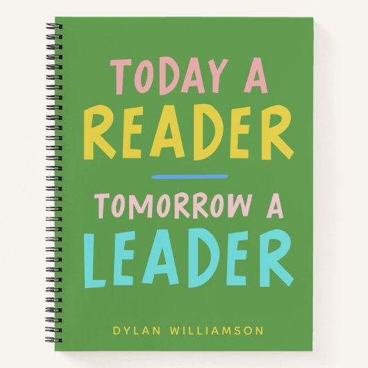 Mooie Inspirerende Quote voor Kinderen op Maat Notitieboek (Voorkant)