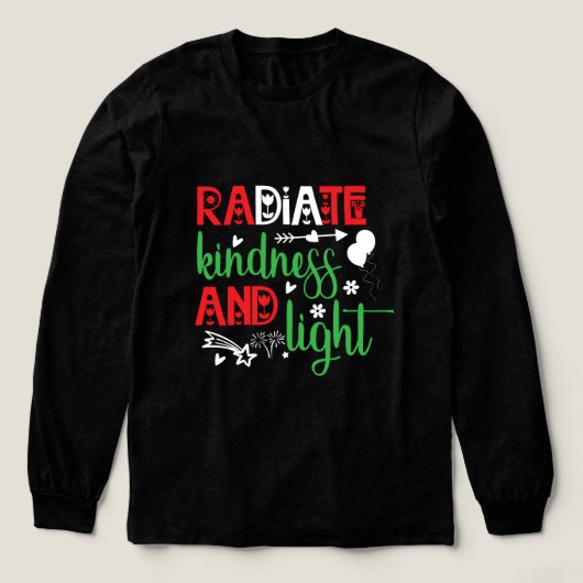 Mooie inspirerende woordkunst Tri-Blend shirt (Voorkant)