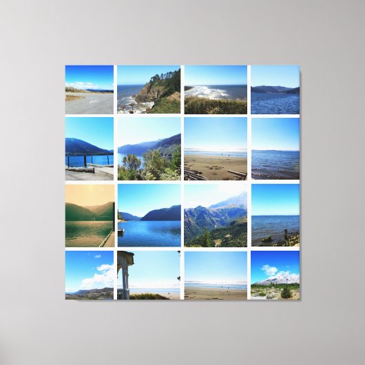 Mooie instagram landschapsfoto's van Olympisch Canvas Afdruk (Voorkant)