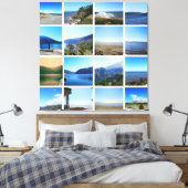 Mooie instagram landschapsfoto's van Olympisch Canvas Afdruk (Insitu (Slaapkamer))
