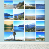 Mooie instagram landschapsfoto's van Olympisch Canvas Afdruk (Insitu (Houten vloer))