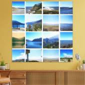 Mooie instagram landschapsfoto's van Olympisch Canvas Afdruk (Insitu (Woonkamer))