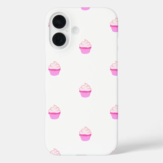 Mooie iPhone-hoes met roze cupcake Case-Mate iPhone Case (Achterkant)
