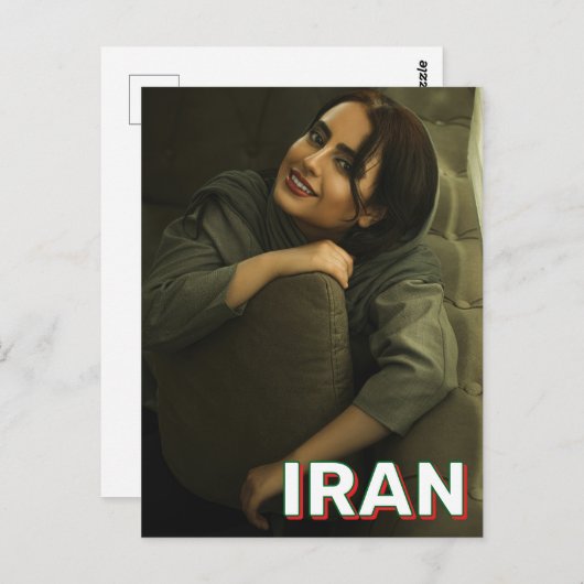 Mooie Iraanse vrouw Briefkaart (Voorkant / Achterkant)