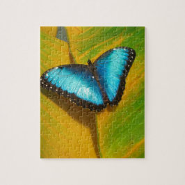 Mooie Iridescent Butterfly Legpuzzel