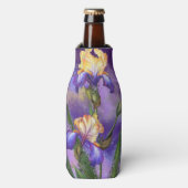 Mooie Iris bloemen fles koeler (Fles Voorkant)