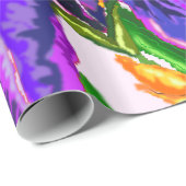 Mooie iris bloemen inpakpapier (Rol Hoek)