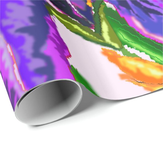 Mooie iris bloemen inpakpapier (Rol Hoek)