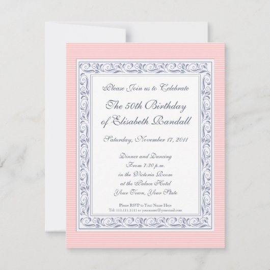 Mooie  Iris Boeket Verjaardag Kaart (Achterkant)