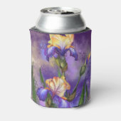 Mooie Iris Flower Koelbox Blikjeskoeler (Blikje Achterkant)