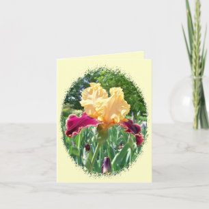 Mooie Iris Notecard Kaart