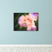 Mooie Iris op canvas Afdruk (Insitu (Houten vloer))