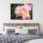 Mooie Iris op canvas Afdruk (Insitu (Slaapkamer))