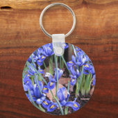 MOOIE IRIS SLEUTELHANGER (Voorkant)