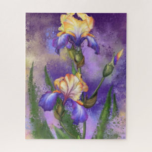 Mooie Iris-ventilator - Migned Art Drawing Legpuzzel